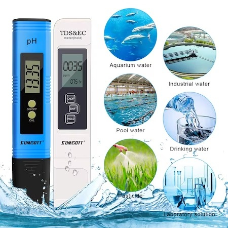 Set testare profesionala calitate apa 4in1,TDS,EC,PH si temperatura [2]