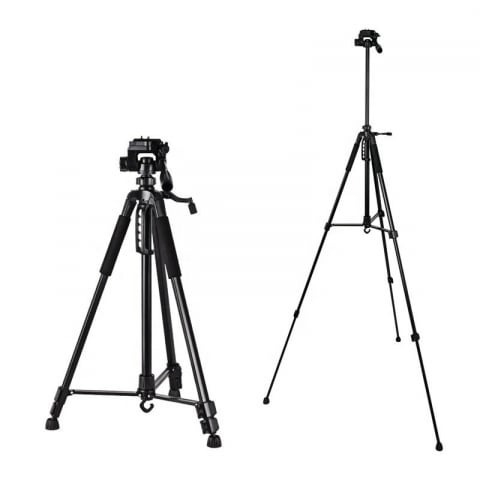 Set trepied foto pentru camere 168 cm, filet universal 1/4 + mini trepied flexibil cu suport pentru telefon [2]