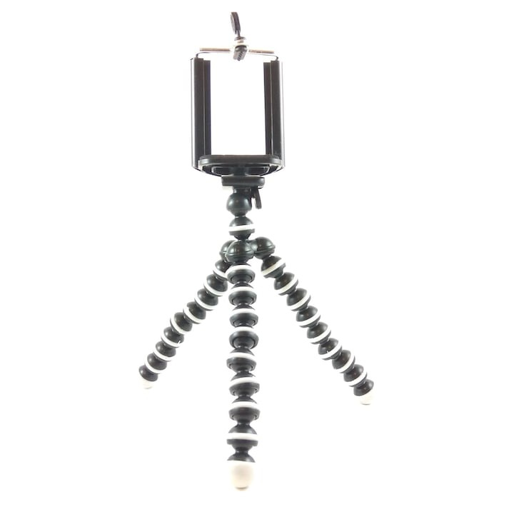 Set trepied foto pentru camere 168 cm, filet universal 1/4 + mini trepied flexibil cu suport pentru telefon [3]