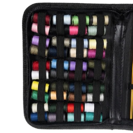 Trusa croitorie cu ace de cusut, papiote, foarfeca si accesorii, 128 piese [5]