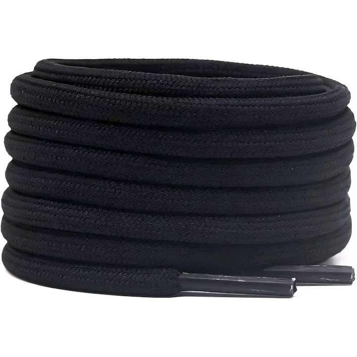 Sireturi elastice fara legare, cu inchidere magnetica, lungime 100 cm, universale pentru orice tip de incaltaminte, confortabile, usor de utilizat, materiale premium, negru [4]