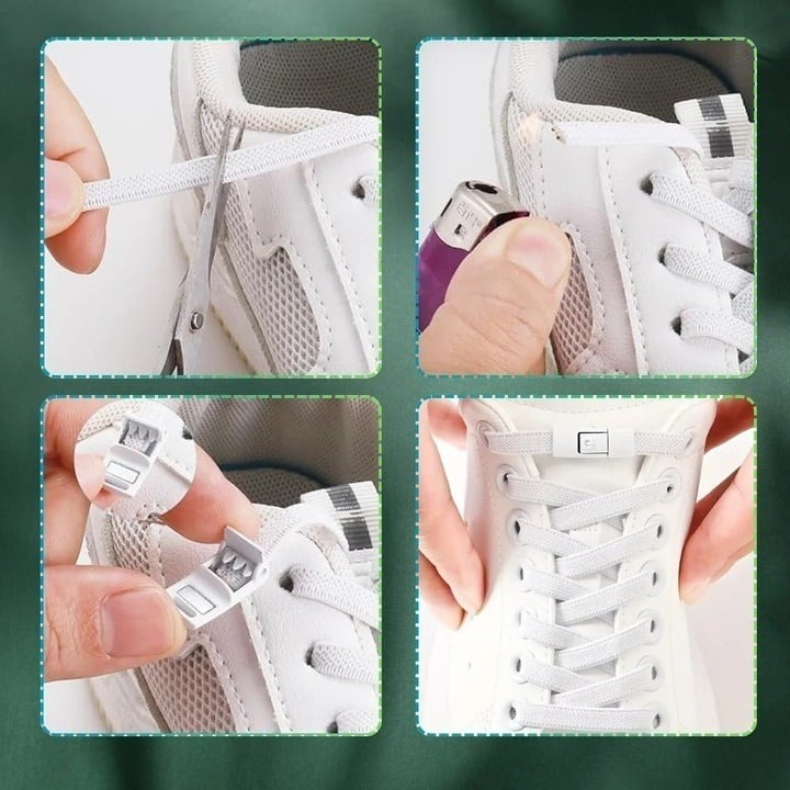 Sireturi elastice pentru incaltaminte sport, cu inchidere magnetica fara legare – Sistem rapid, confortabil si sigur pentru pantofi moderni [5]