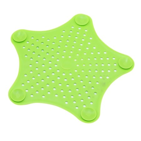 Sita Protectie Scurgere cu Ventuze din Silicon pentru Chiuveta Cada Dus Sifon 15 x 15 cm - Verde [6]
