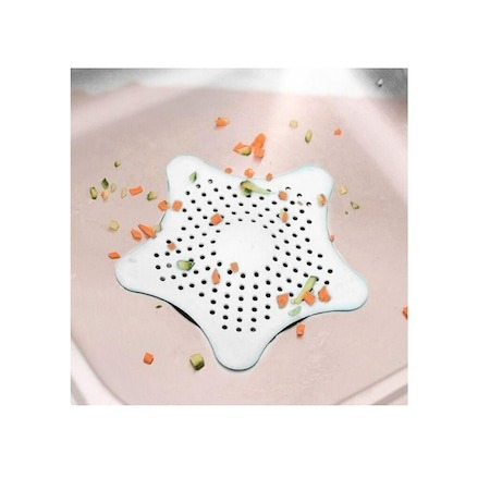 Sita Protectie Scurgere cu Ventuze din Silicon pentru Chiuveta Cada Dus Sifon 15 x 15 cm - Alb [6]