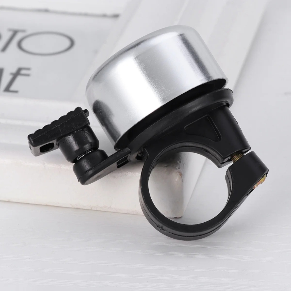 Sonerie de bicicleta, argintie, universala, mini [3]