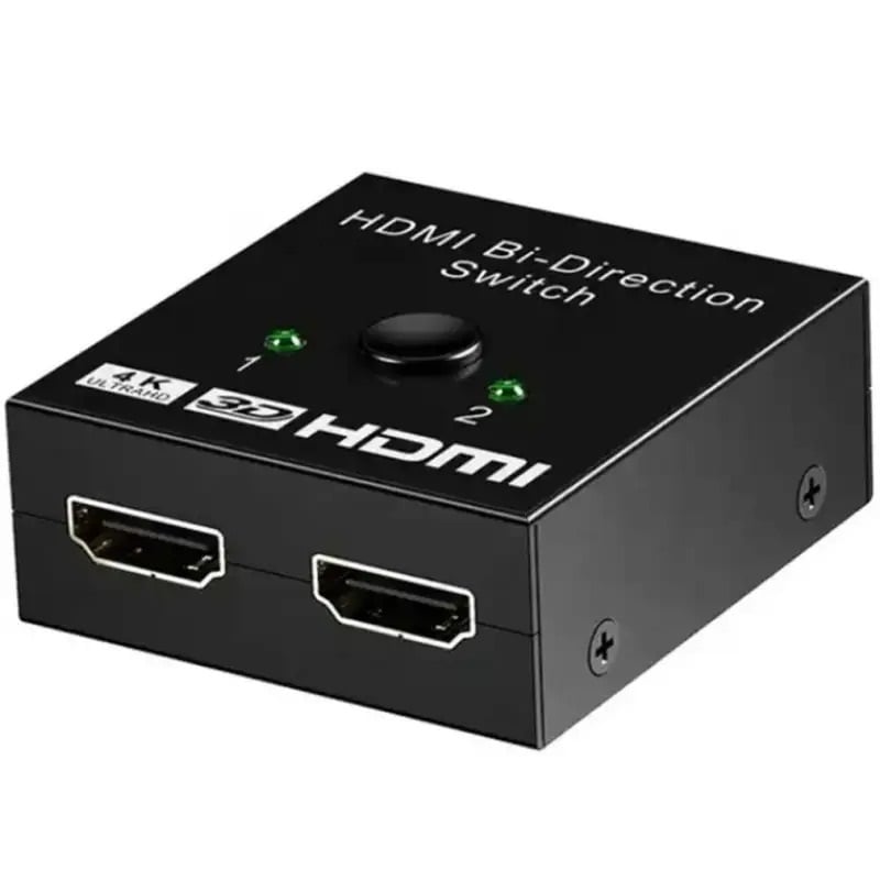 Splittler adaptor Bi direction switch, HDMI, 4k Ultra HD, distribuie semnal la 2 dispozitive HDMI