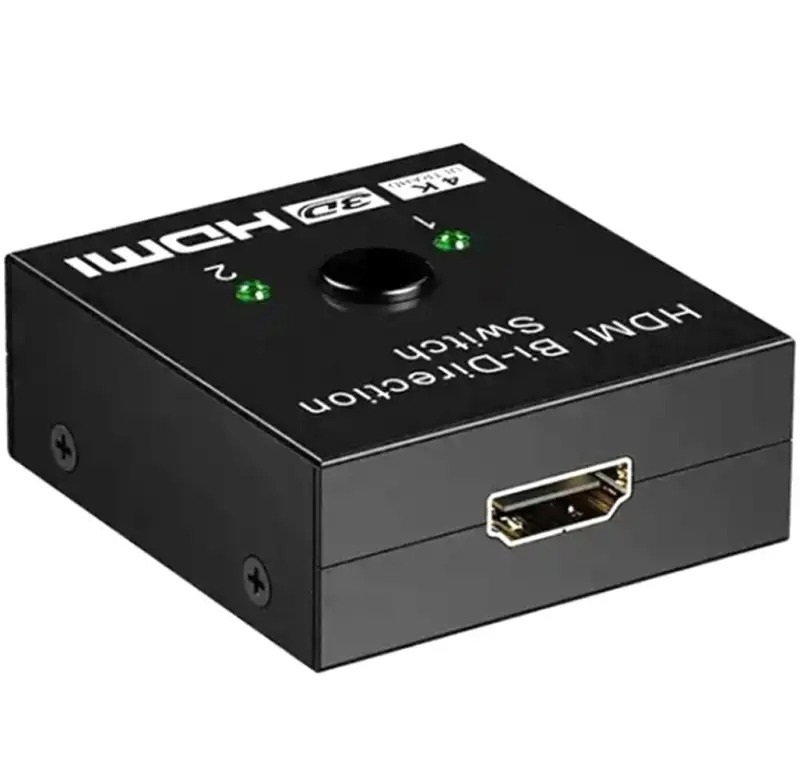 Splittler adaptor Bi direction switch, HDMI, 4k Ultra HD, distribuie semnal la 2 dispozitive HDMI [2]