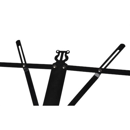 Stativ reglabil 65-123 cm, pentru partituri cu husa inclusa - Negru [4]