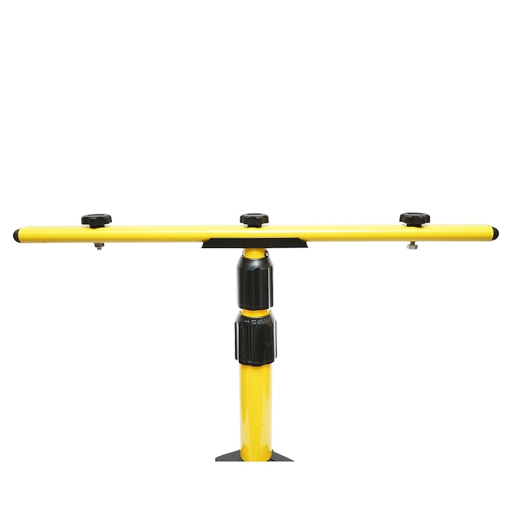 Stativ trepied metalic pentru proiector dublu, suport reglabil 62-155 cm, structura stabila pentru iluminat, lucrari tehnice si utilizare profesionala [3]