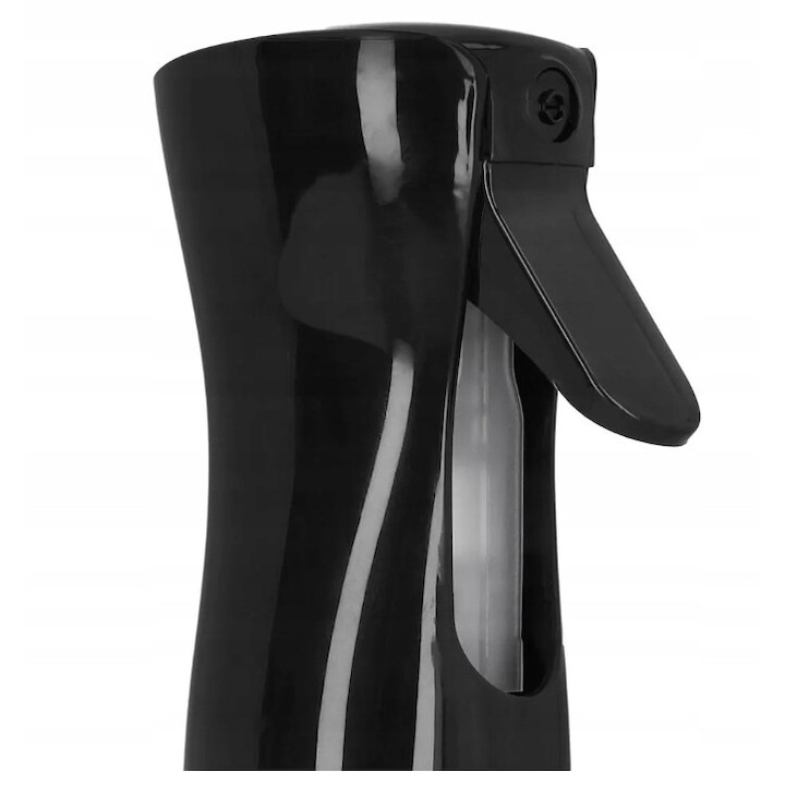 Sticla cu pulverizator pentru ulei, otet, lichide, universal, capacitate 200 ml, 20.5 x 6 cm, negru [7]