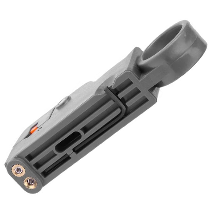 Stripper cablu coaxial Dodaco, dezizolator reglabil 4/6/8/12 mm, gri, 10x3x2 cm [4]
