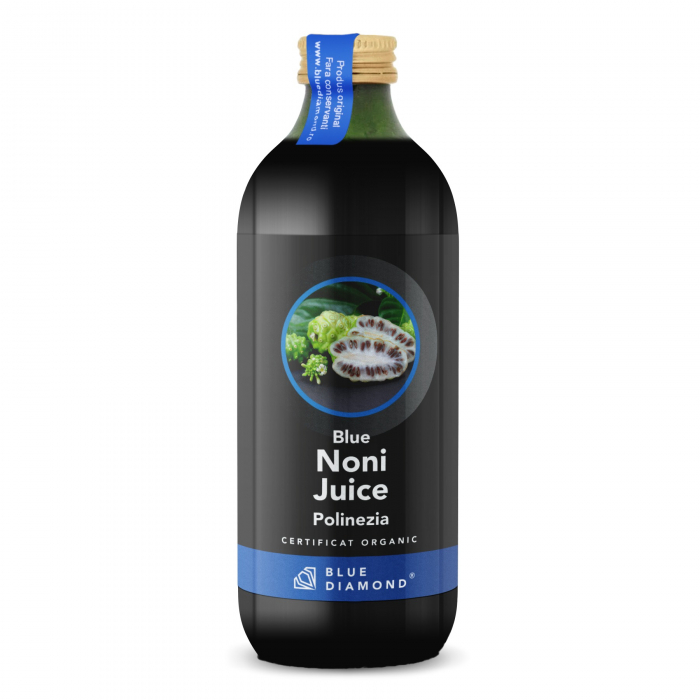 Suc natural BIO Noni de Polinezia, 100% pure, cantitate 500 ml