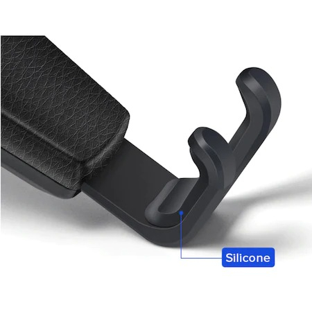 Suport auto pentru telefon, ADM, fixare pe grila de ventilatie, universal - Negru [2]