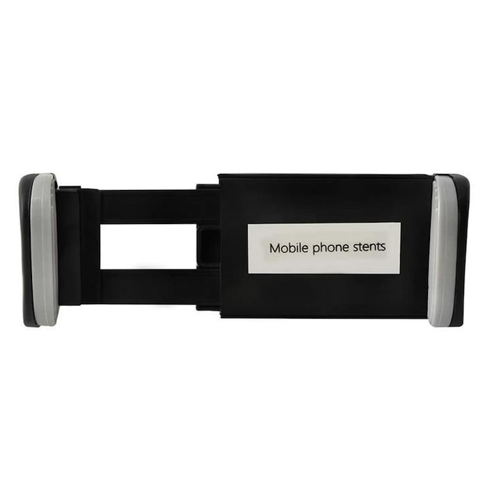 Suport auto pentru telefon, reglabil, prindere pe aeroterma, rotire 360°, compatibil universal, design compact, negru [8]