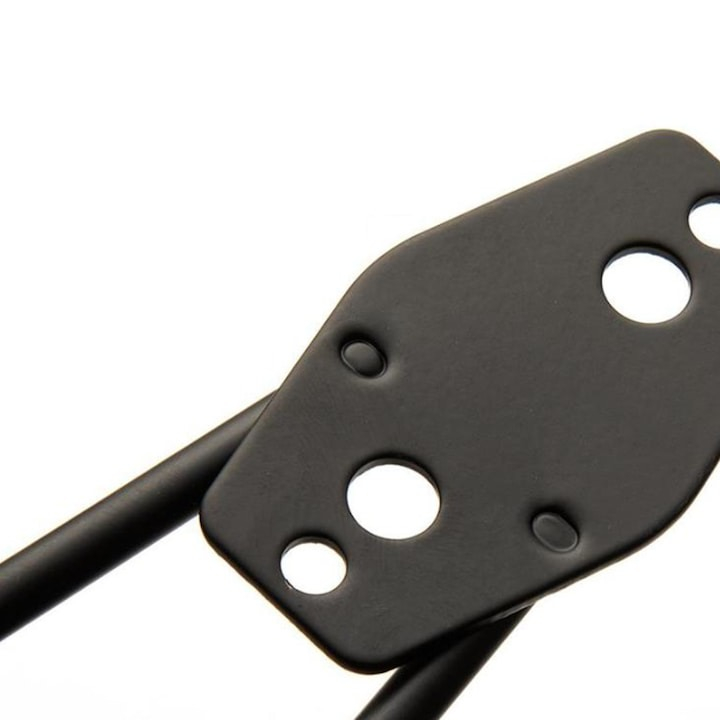 Suport cu carlig universal pentru depozitare, bicicleta, scule si unelte de garaj, 16 x 19 cm, negru/portocaliu [3]