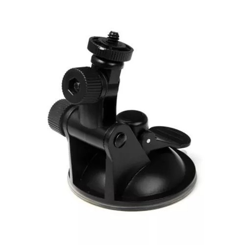 Suport de prindere auto, cu ventuza, pentru camere video sport, compatibil cu GoPro, plastic, negru [4]