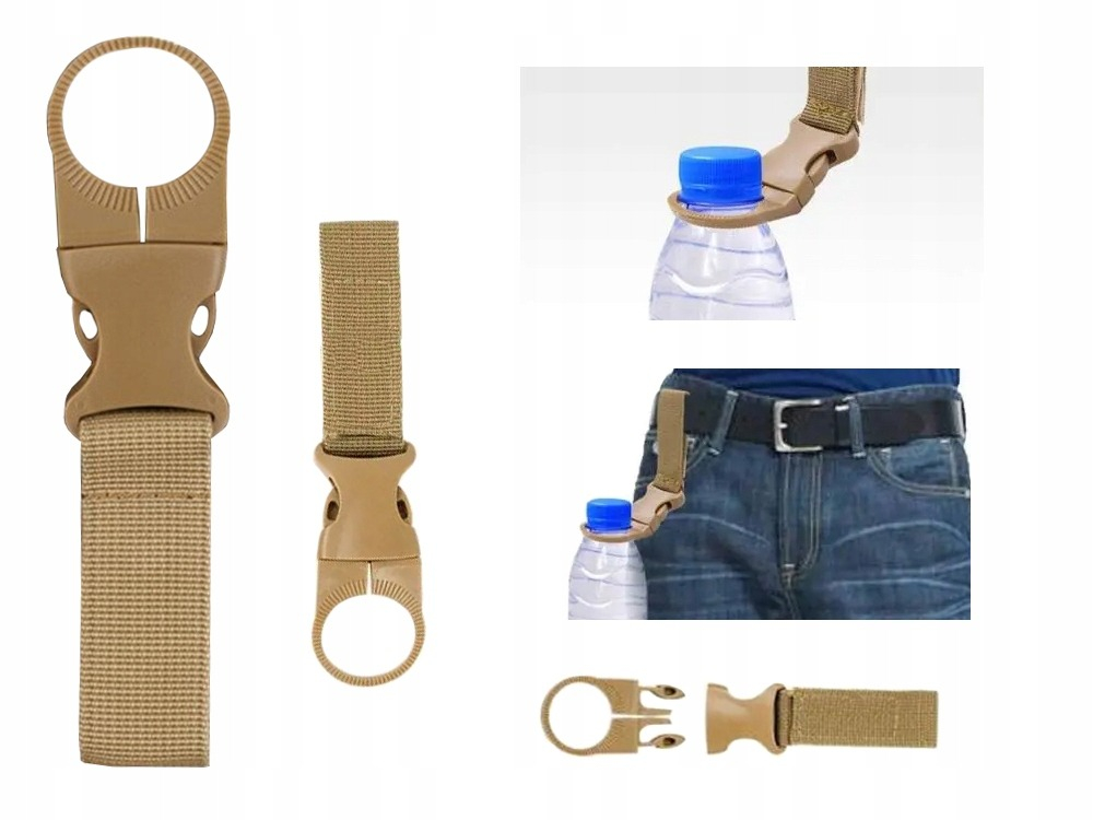 Suport de sticla, carabina, pentru voiaj, agatatoarea cu scai pentru curea, pantaloni, rucsac [2]