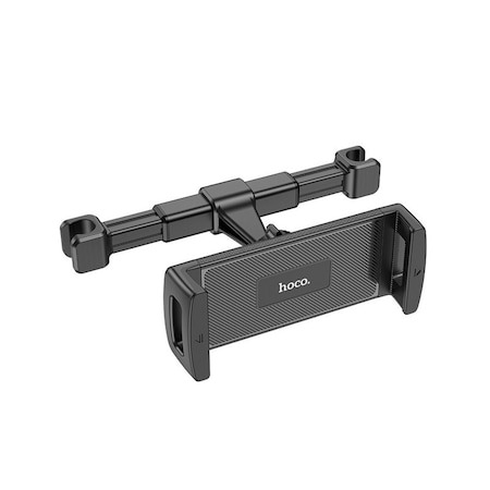 Suport de tetiera ajustabil, universal pentru tableta si telefon Hoco - Negru [3]