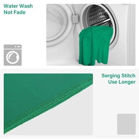 Perete Fundal Studio Verde Suport fundal pentru streaming cu panza Chroma Key, Green Screen 150x200cm [3]
