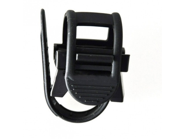 Suport lanterna pentru bicicleta, flexibil, reglabil, 8 x 4.5 cm, negru [6]