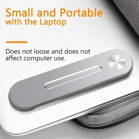Suport magnetic din aluminiu pentru telefon cu prindere auto adeziva pe laptop sau desktop [3]