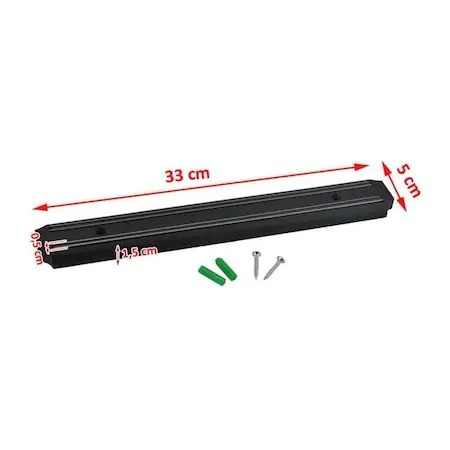 Suport magnetic pentru bucatarie,fixare perete,accesorii montare,33x5 cm [2]