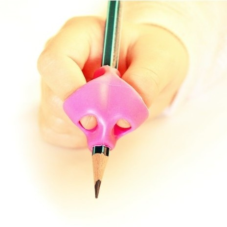 Suport pentru corectarea pozitiei de scriere la copii, ergonomic, din silicon, pentru prescolari si scolari [4]