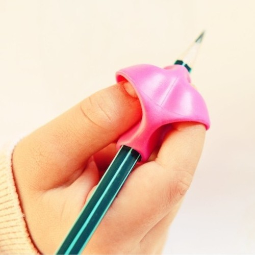 Suport pentru corectarea pozitiei de scriere la copii, ergonomic, din silicon, pentru prescolari si scolari [2]