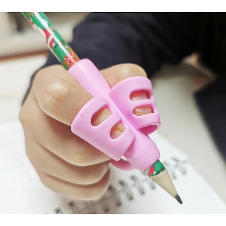 Suport pentru corectarea pozitiei de scris, material TPR, roz [5]