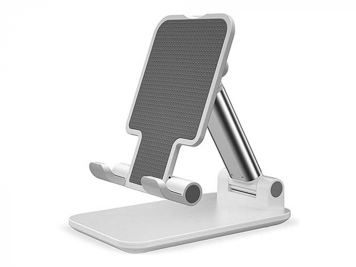Suport pliabil universal pentru telefoane si tablete de pana la 10 inch - Alb [2]