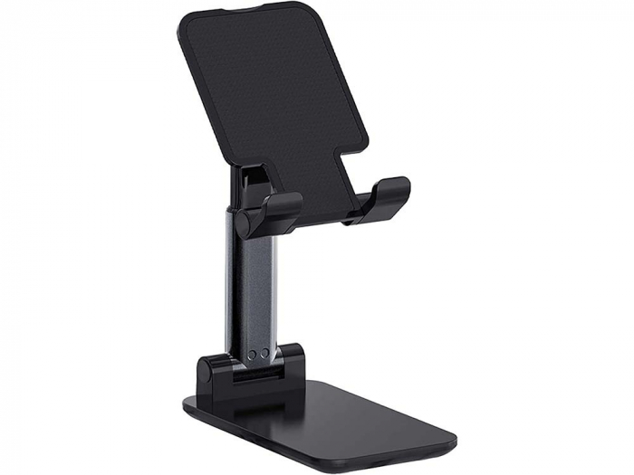 Suport pliabil universal pentru telefoane si tablete de pana la 10 inch - Negru [8]