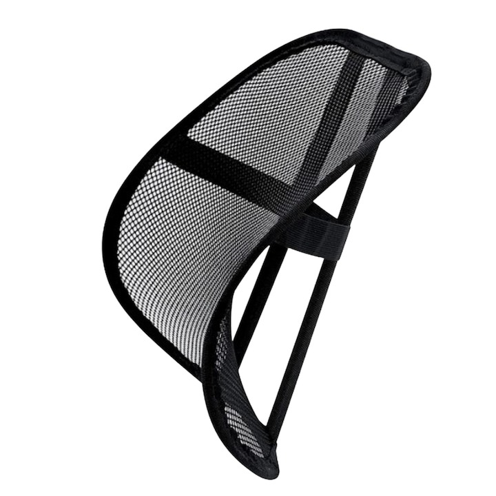 Suport,spatar ergonomic si confortabil universal pentru scaune, 39x39 cm - Gri [3]