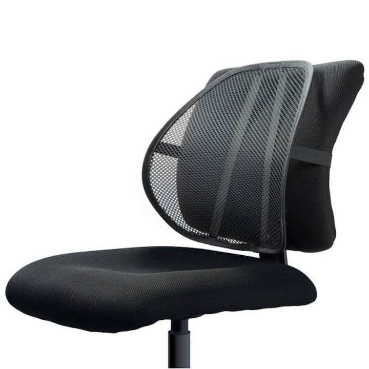 Suport,spatar ergonomic si confortabil universal pentru scaune, 39x39 cm - Gri [5]