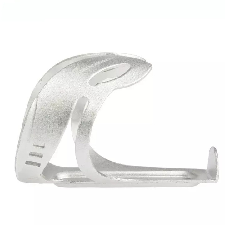 Suport sticla pentru bicicleta, aluminiu, 120 mm, argintiu [5]