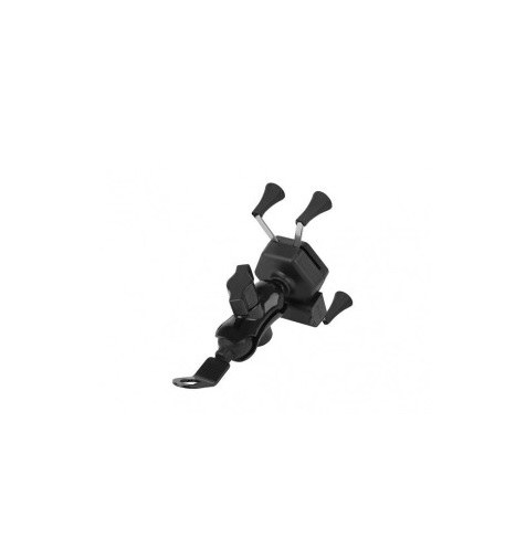 Suport de telefon reglabil,rotire 360 grade pentru motocicletă cu incarcator - Negru [3]