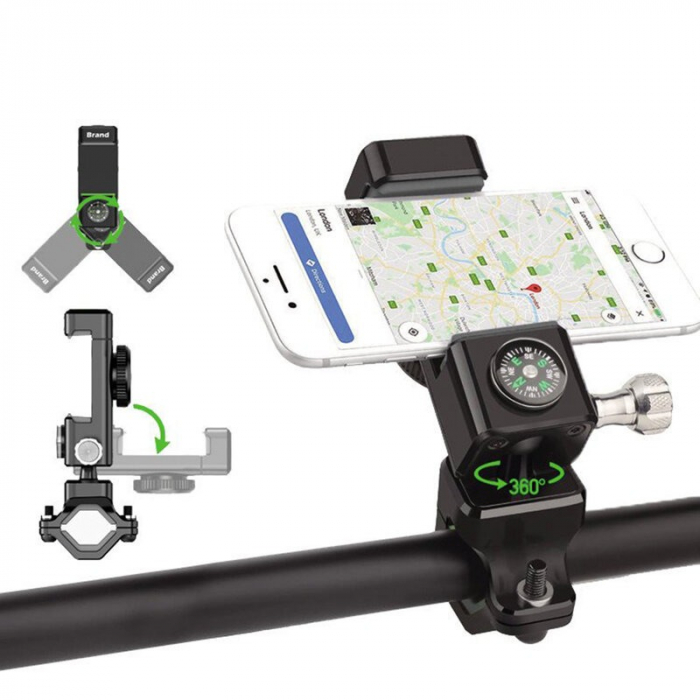 Suport telefon universal Guider,prindere pe ghidon,bicicleta,motocicleta,ATV [7]