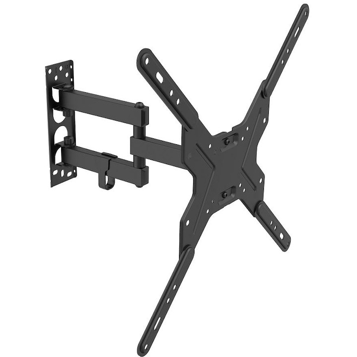 Suport TV universal pentru televizoare cu diagonala de la 26-55" ( 66-140 cm) sarcina maxima 25 kg - Negru [2]