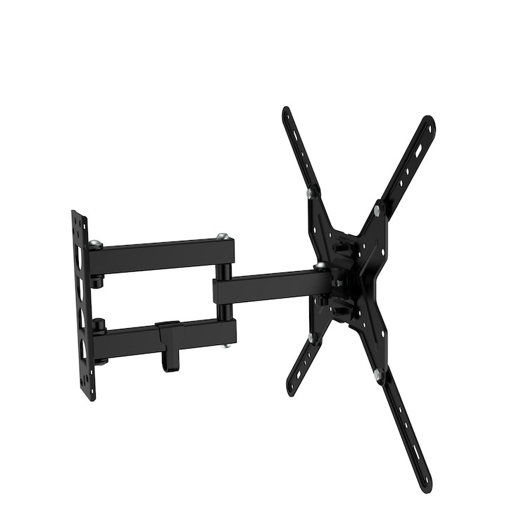 Suport TV universal pentru televizoare cu diagonala de la 26-55" ( 66-140 cm) sarcina maxima 25 kg - Negru [5]