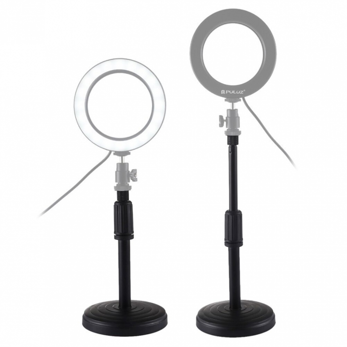 Mini suport universal pentru telefon,cu talpa rotunda,stabila,filet universal de prindere 1/4 [2]