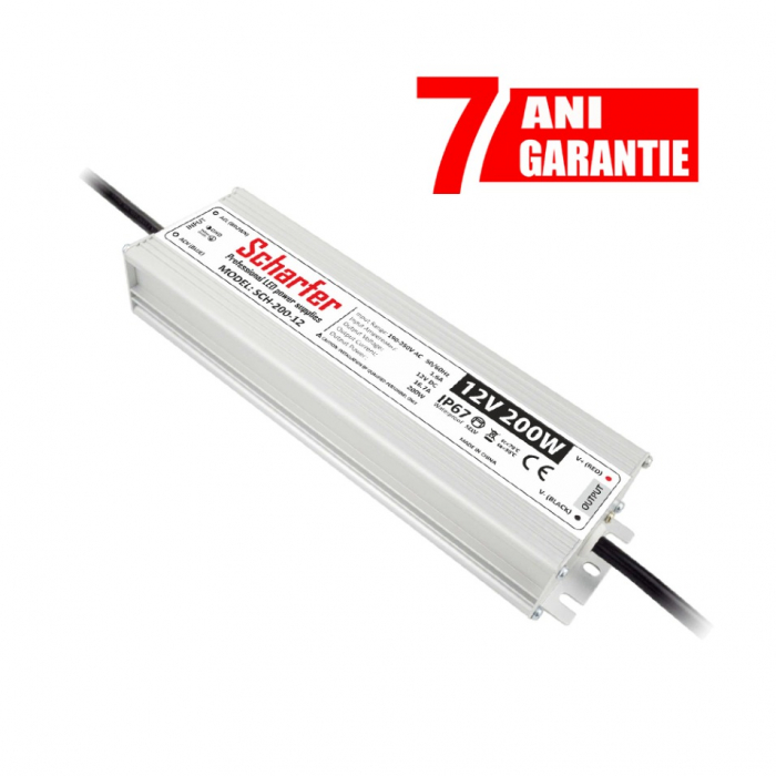 Sursă de alimentare LED Profesională 12V 200W SCHARFER [4]