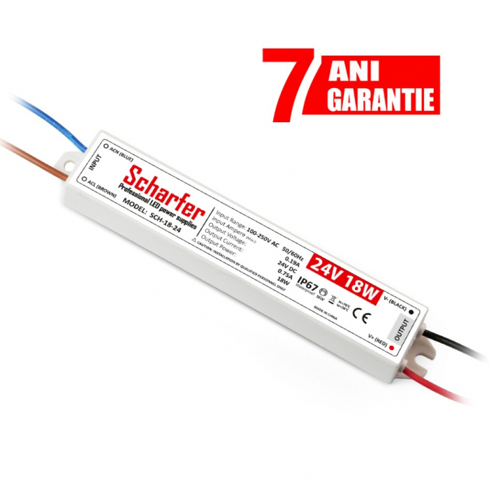 Sursă de alimentare LED Profesională 24V 18W SCHARFER [3]