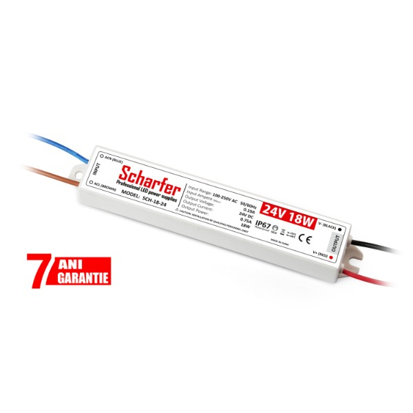 Sursă de alimentare LED Profesională 24V 18W SCHARFER [4]