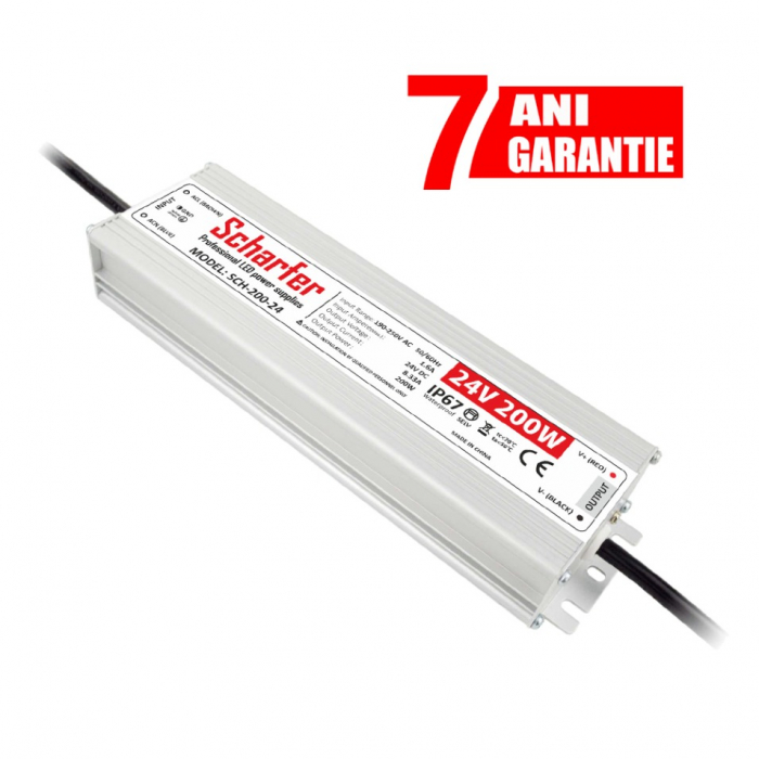 Sursă de alimentare LED Profesională 24V 200W SCHARFER [3]