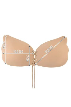Sutien push-up fara bretele -Bej [5]