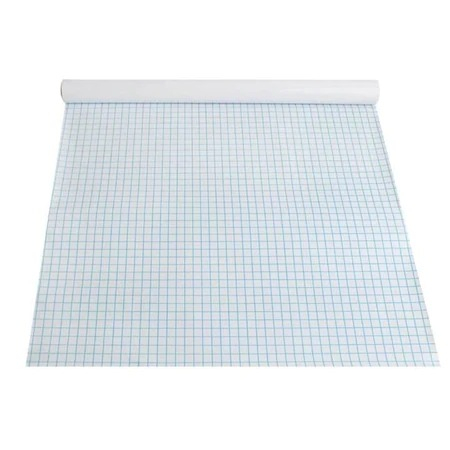 Tabla de scris pentru copii, tip autocolant Alb pentru perete 45x200 cm,4 markere [4]