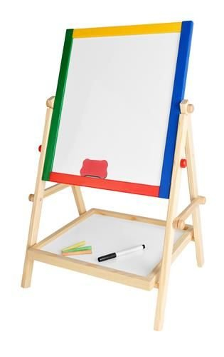 Tabla magnetica cu 2 fete de scris,pentru copii,inaltime maxima 65 cm,accesorii incluse [2]