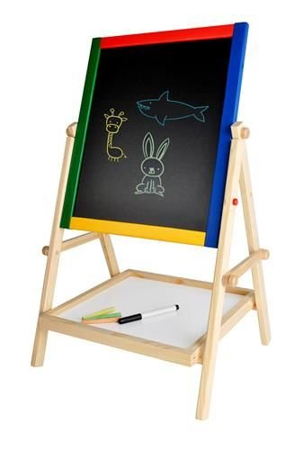 Tabla magnetica cu 2 fete de scris,pentru copii,inaltime maxima 65 cm,accesorii incluse [3]