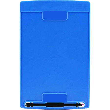 Tableta grafica de desenat pentru copii de 8.5 inch diagonala, cu buton de stergere si creion - Albastru [5]
