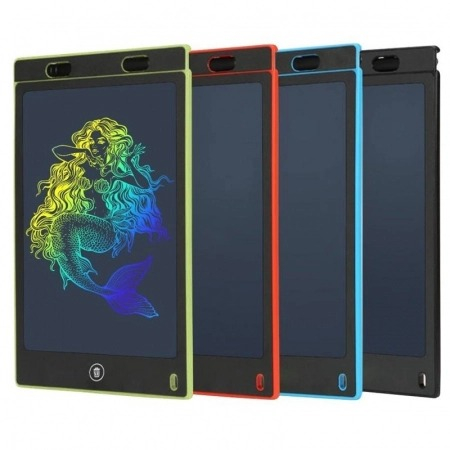 Tableta grafica de desenat pentru copii,color de 8.5 inch diagonala, cu buton de stergere si creion - Galben [3]