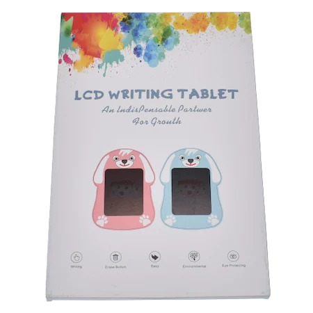 Tableta grafica de desenat pentru copii, color de 9.8 inch diagonala, ecran 6.3 inch,model catelus - Roz [4]
